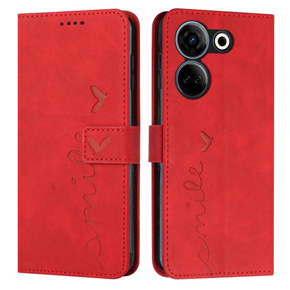 เคสโทรศัพท์หนังลายหัวใจ, For Tecno Camon 20 Premier, For Tecno Pova Neo 3, For Tecno Camon 20 Pro 5G, For Tecno Pova 5 4G, For Tecno Camon 20/Camon 20 Pro 4G