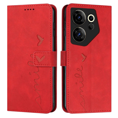 เคสโทรศัพท์หนังลายหัวใจ, For Tecno Camon 20 Premier, For Tecno Pova Neo 3, For Tecno Camon 20 Pro 5G, For Tecno Pova 5 4G, For Tecno Camon 20/Camon 20 Pro 4G