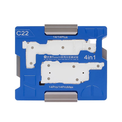 MiJing C22 เมนบอร์ดการทดสอบชั้นกลางสำหรับ iPhone 14 / 14Plus / 14Pro / 14Pro Max, MiJing C22
