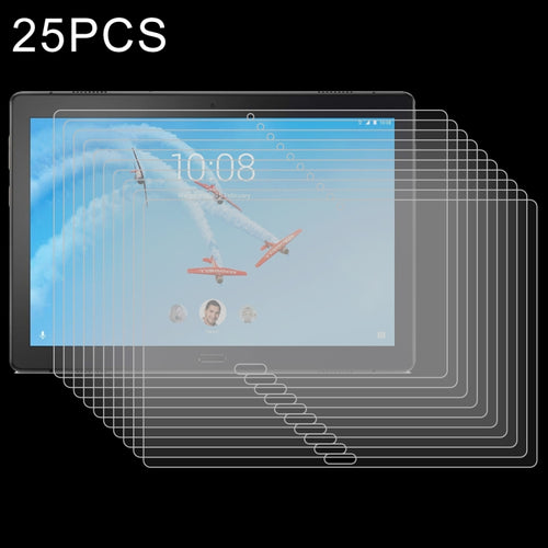 25 ชิ้นสำหรับ Lenovo Tab P10 X705M 9H 0.3 มิลลิเมตรฟิล์มกระจกนิรภัยป้องกันการระเบิด, For Lenovo Tab P10 X705M