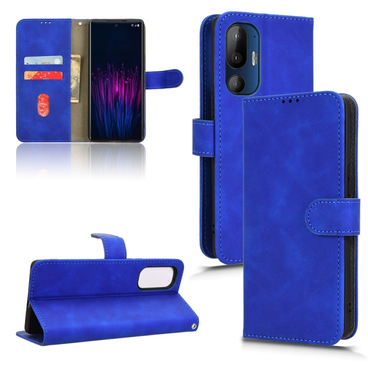Skin Feel เคสโทรศัพท์หนังแบบแม่เหล็กพลิก, For HTC U24 Pro, For HTC U23 Pro