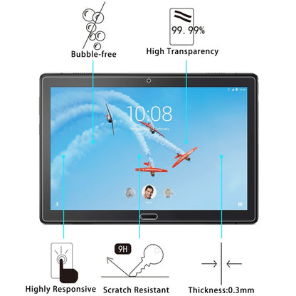 25 ชิ้นสำหรับ Lenovo Tab P10 X705M 9H 0.3 มิลลิเมตรฟิล์มกระจกนิรภัยป้องกันการระเบิด, For Lenovo Tab P10 X705M