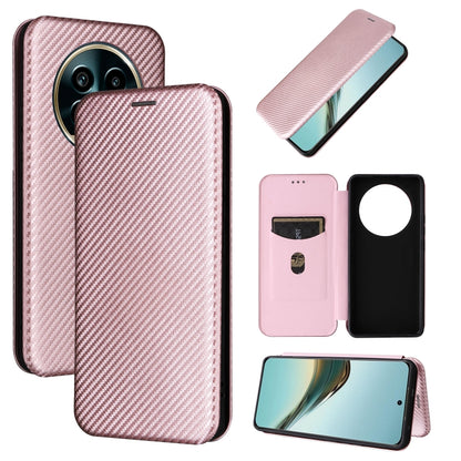 เคสโทรศัพท์หนังพลิกพื้นผิวคาร์บอนไฟเบอร์, For Realme Neo7x 5G, For Realme P3 Pro 5G, For Realme 14 Pro 5G Global, For Realme C75 4G, For Realme CT7 Pro, For Realme 13 Pro / 13 Pro+, For Realme GT 6 / GT 6T, For Realme GT Neo6 / GT Neo6 SE              ...