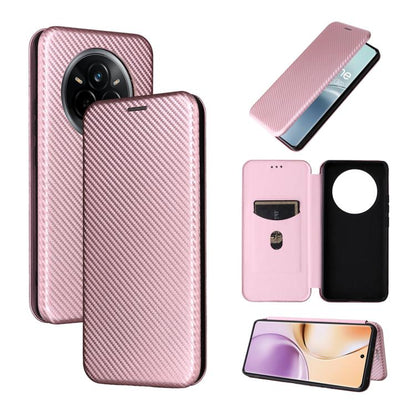 เคสโทรศัพท์หนังพลิกพื้นผิวคาร์บอนไฟเบอร์, For Realme Neo7x 5G, For Realme P3 Pro 5G, For Realme 14 Pro 5G Global, For Realme C75 4G, For Realme CT7 Pro, For Realme 13 Pro / 13 Pro+, For Realme GT 6 / GT 6T, For Realme GT Neo6 / GT Neo6 SE              ...