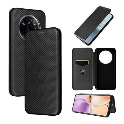 เคสโทรศัพท์หนังพลิกพื้นผิวคาร์บอนไฟเบอร์, For Realme Neo7x 5G, For Realme P3 Pro 5G, For Realme 14 Pro 5G Global, For Realme C75 4G, For Realme CT7 Pro, For Realme 13 Pro / 13 Pro+, For Realme GT 6 / GT 6T, For Realme GT Neo6 / GT Neo6 SE              ...