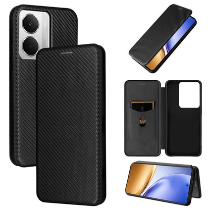 เคสโทรศัพท์หนังพลิกพื้นผิวคาร์บอนไฟเบอร์, For Realme Note 80 4G, For Realme 16 5G, For Realme 16 Pro+ 5G, For Realme 15x 5G India / C85 5G, For Realme C85 Pro 4G, For Realme 15T 5G, For Realme 15 5G / Realme 15 Pro 5G, For Realme GT 7 Global           ...