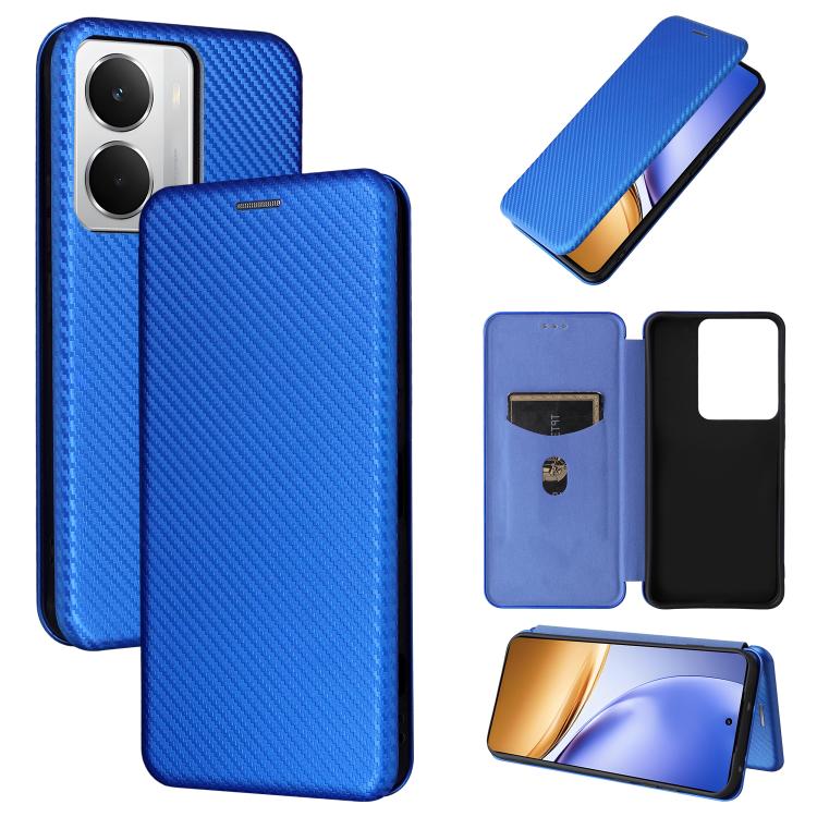 เคสโทรศัพท์หนังพลิกพื้นผิวคาร์บอนไฟเบอร์, For Realme Note 80 4G, For Realme 16 5G, For Realme 16 Pro+ 5G, For Realme 15x 5G India / C85 5G, For Realme C85 Pro 4G, For Realme 15T 5G, For Realme 15 5G / Realme 15 Pro 5G, For Realme GT 7 Global           ...