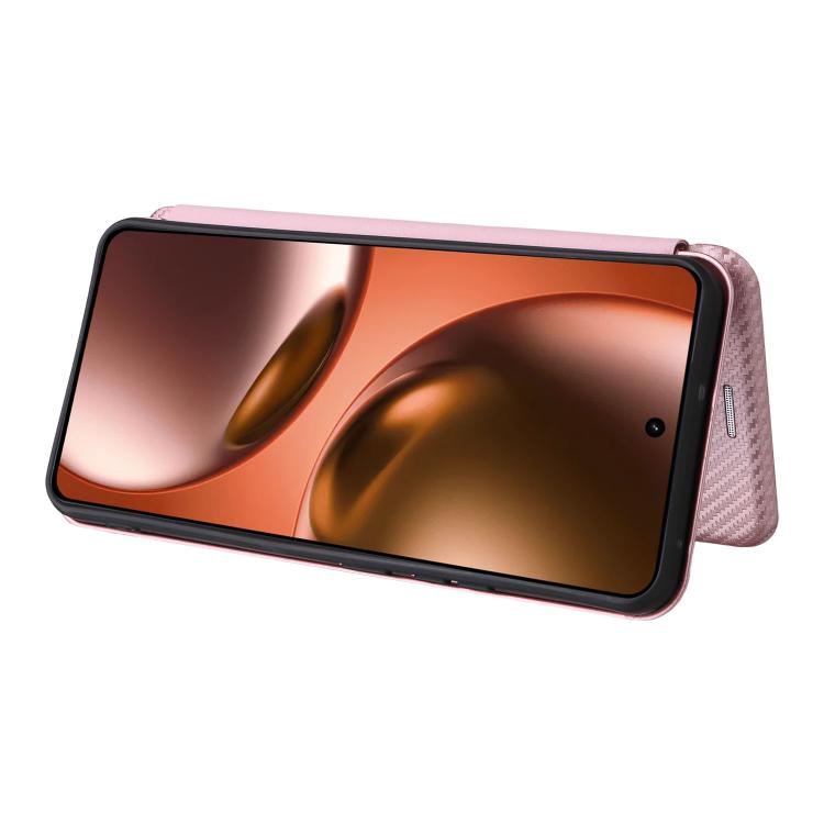 เคสโทรศัพท์หนังพลิกพื้นผิวคาร์บอนไฟเบอร์, For Realme Neo7x 5G, For Realme P3 Pro 5G, For Realme 14 Pro 5G Global, For Realme C75 4G, For Realme CT7 Pro, For Realme 13 Pro / 13 Pro+, For Realme GT 6 / GT 6T, For Realme GT Neo6 / GT Neo6 SE              ...