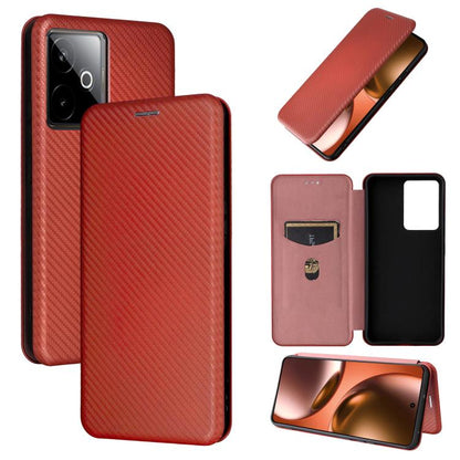 เคสโทรศัพท์หนังพลิกพื้นผิวคาร์บอนไฟเบอร์, For Realme Neo7x 5G, For Realme P3 Pro 5G, For Realme 14 Pro 5G Global, For Realme C75 4G, For Realme CT7 Pro, For Realme 13 Pro / 13 Pro+, For Realme GT 6 / GT 6T, For Realme GT Neo6 / GT Neo6 SE              ...