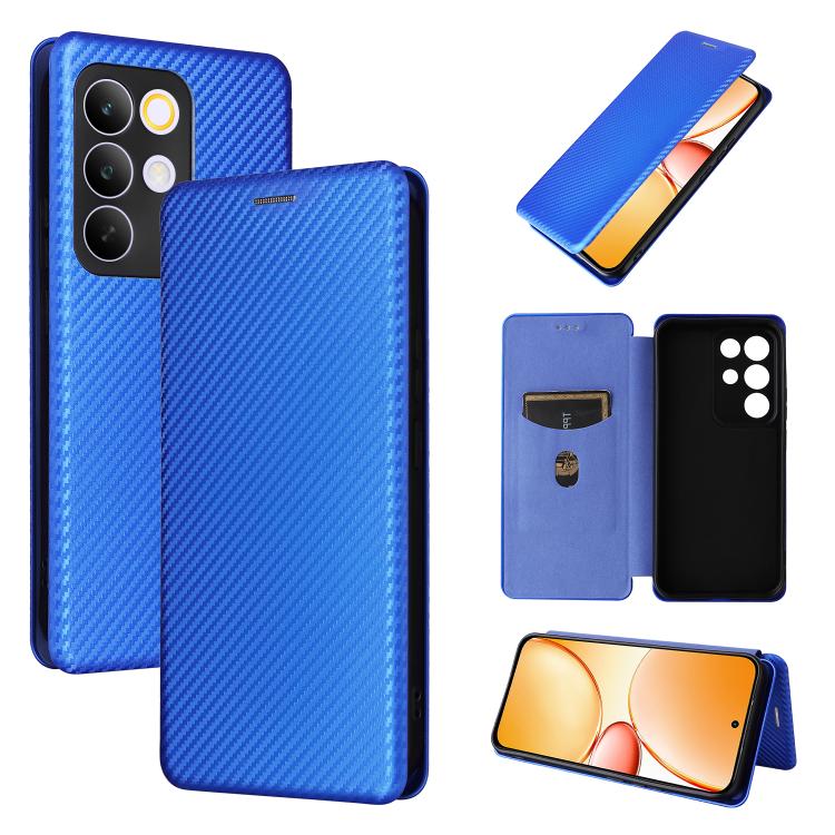 เคสโทรศัพท์หนังพลิกพื้นผิวคาร์บอนไฟเบอร์, For Realme Note 80 4G, For Realme 16 5G, For Realme 16 Pro+ 5G, For Realme 15x 5G India / C85 5G, For Realme C85 Pro 4G, For Realme 15T 5G, For Realme 15 5G / Realme 15 Pro 5G, For Realme GT 7 Global           ...