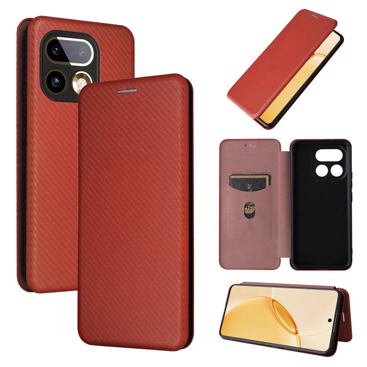 เคสโทรศัพท์หนังพลิกพื้นผิวคาร์บอนไฟเบอร์, For Realme Note 80 4G, For Realme 16 5G, For Realme 16 Pro+ 5G, For Realme 15x 5G India / C85 5G, For Realme C85 Pro 4G, For Realme 15T 5G, For Realme 15 5G / Realme 15 Pro 5G, For Realme GT 7 Global           ...