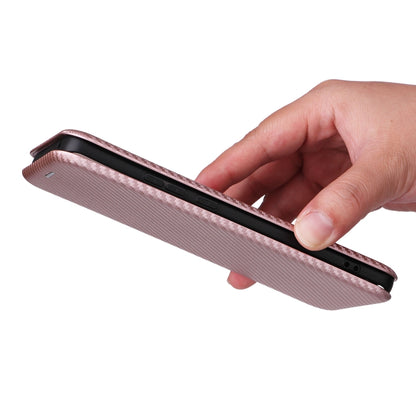 เคสโทรศัพท์หนังพลิกพื้นผิวคาร์บอนไฟเบอร์, For Motorola Edge 40
