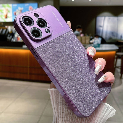 เคสโทรศัพท์กันกระแทกเมทัลลิกลิตเตอร์พาวเดอร์, For iPhone 12 Pro, For iPhone 11 Pro Max, For iPhone 11