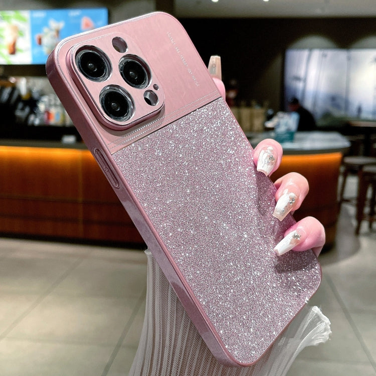 เคสโทรศัพท์กันกระแทกเมทัลลิกลิตเตอร์พาวเดอร์, For iPhone 12 Pro, For iPhone 11 Pro Max, For iPhone 11