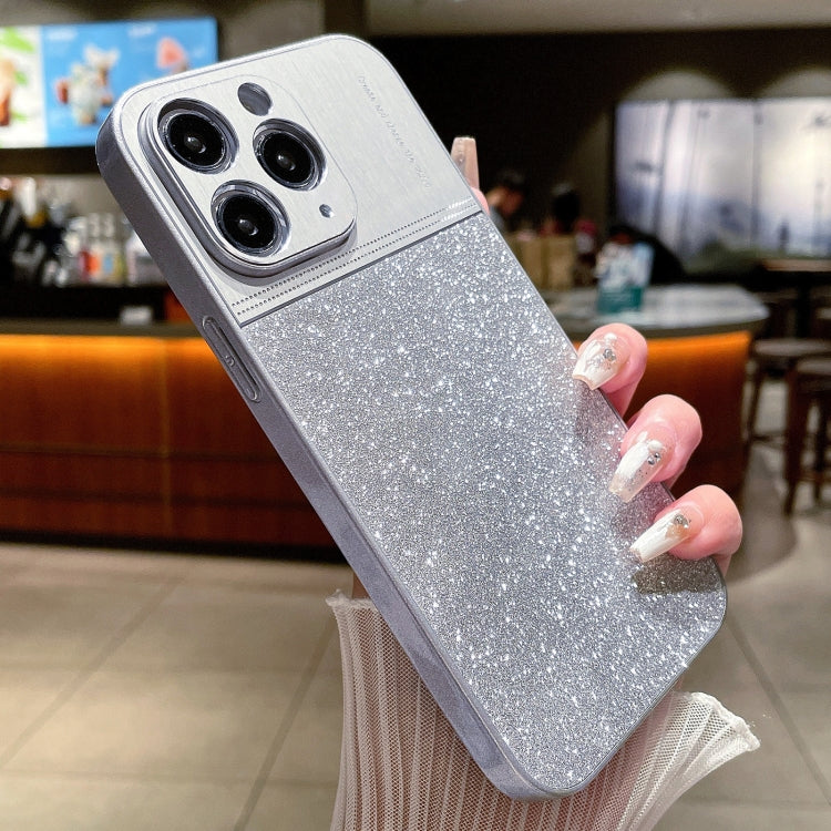 เคสโทรศัพท์กันกระแทกเมทัลลิกลิตเตอร์พาวเดอร์, For iPhone 12 Pro, For iPhone 11 Pro Max, For iPhone 11