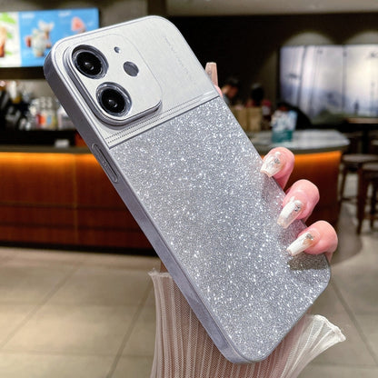 เคสโทรศัพท์กันกระแทกเมทัลลิกลิตเตอร์พาวเดอร์, For iPhone 12 Pro, For iPhone 11 Pro Max, For iPhone 11