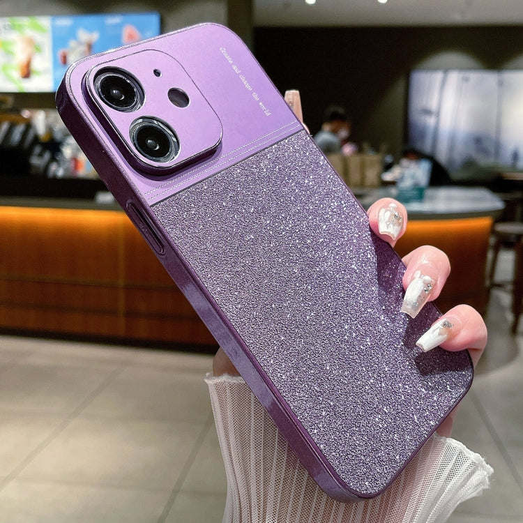 เคสโทรศัพท์กันกระแทกเมทัลลิกลิตเตอร์พาวเดอร์, For iPhone 12 Pro, For iPhone 11 Pro Max, For iPhone 11