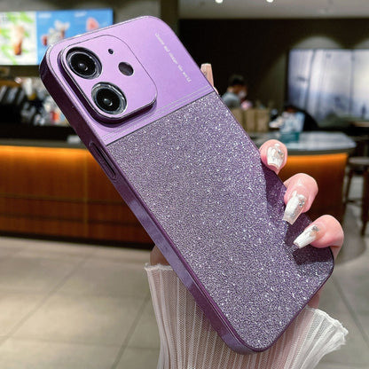 เคสโทรศัพท์กันกระแทกเมทัลลิกลิตเตอร์พาวเดอร์, For iPhone 12 Pro, For iPhone 11 Pro Max, For iPhone 11