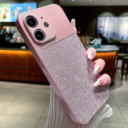 เคสโทรศัพท์กันกระแทกเมทัลลิกลิตเตอร์พาวเดอร์, For iPhone 12 Pro, For iPhone 11 Pro Max, For iPhone 11