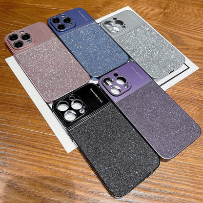 เคสโทรศัพท์กันกระแทกเมทัลลิกลิตเตอร์พาวเดอร์, For iPhone 12 Pro, For iPhone 11 Pro Max, For iPhone 11
