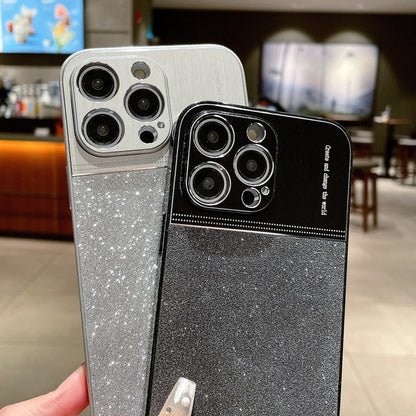 เคสโทรศัพท์กันกระแทกเมทัลลิกลิตเตอร์พาวเดอร์, For iPhone 12 Pro, For iPhone 11 Pro Max, For iPhone 11