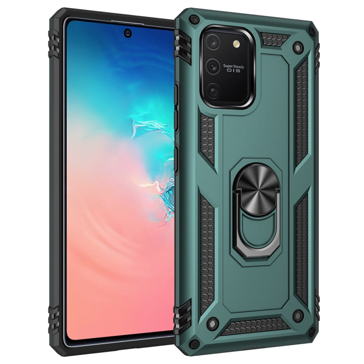 เคสกันกระแทก TPU + PC พร้อมตัวยึดหมุนได้ 360 องศา, For Samsung Galaxy A21s, For Samsung Galaxy A51 5G, For Samsung Galaxy A71 5G, For Samsung Galaxy S10 Lite / M80s / A91