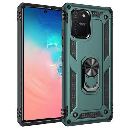 เคสกันกระแทก TPU + PC พร้อมตัวยึดหมุนได้ 360 องศา, For Samsung Galaxy A21s, For Samsung Galaxy A51 5G, For Samsung Galaxy A71 5G, For Samsung Galaxy S10 Lite / M80s / A91