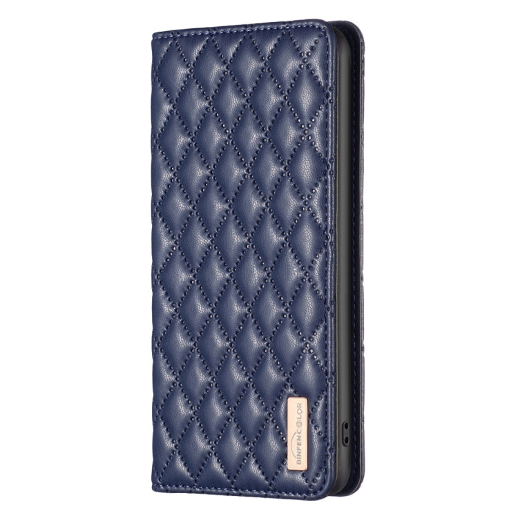 เคสโทรศัพท์หนังพลิกแม่เหล็ก Diamond Lattice, For iPhone 15 Pro Max, For iPhone 15 Pro, For iPhone 15 Plus, For iPhone 15