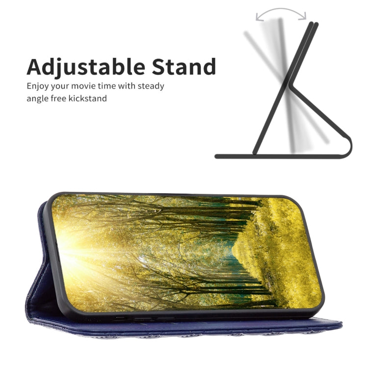 เคสโทรศัพท์หนังพลิกแม่เหล็ก Diamond Lattice, For iPhone 15 Pro Max, For iPhone 15 Pro, For iPhone 15 Plus, For iPhone 15