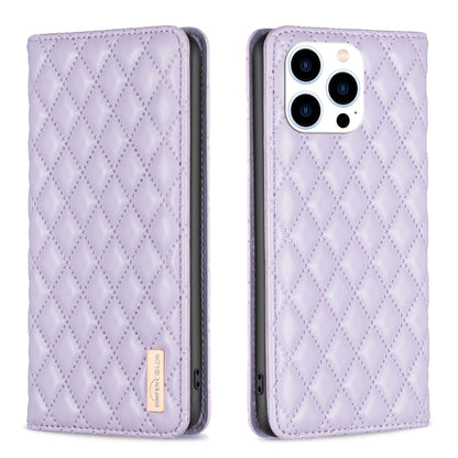 เคสโทรศัพท์หนังพลิกแม่เหล็ก Diamond Lattice, For iPhone 17 Pro Max, For iPhone 17 Pro, For iPhone 17, For iPhone Air, For iPhone 16 Pro Max, For iPhone 16 Pro, For iPhone 16 Plus, For iPhone 16