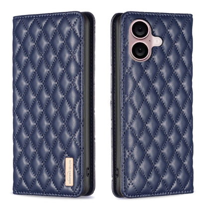 เคสโทรศัพท์หนังพลิกแม่เหล็ก Diamond Lattice, For iPhone 17 Pro Max, For iPhone 17 Pro, For iPhone 17, For iPhone Air, For iPhone 16 Pro Max, For iPhone 16 Pro, For iPhone 16 Plus, For iPhone 16