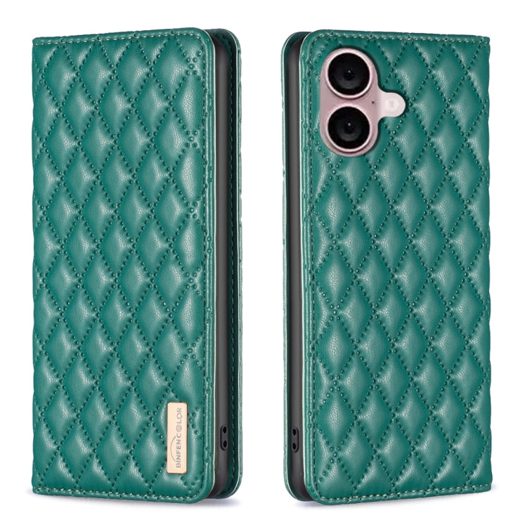 เคสโทรศัพท์หนังพลิกแม่เหล็ก Diamond Lattice, For iPhone 17 Pro Max, For iPhone 17 Pro, For iPhone 17, For iPhone Air, For iPhone 16 Pro Max, For iPhone 16 Pro, For iPhone 16 Plus, For iPhone 16