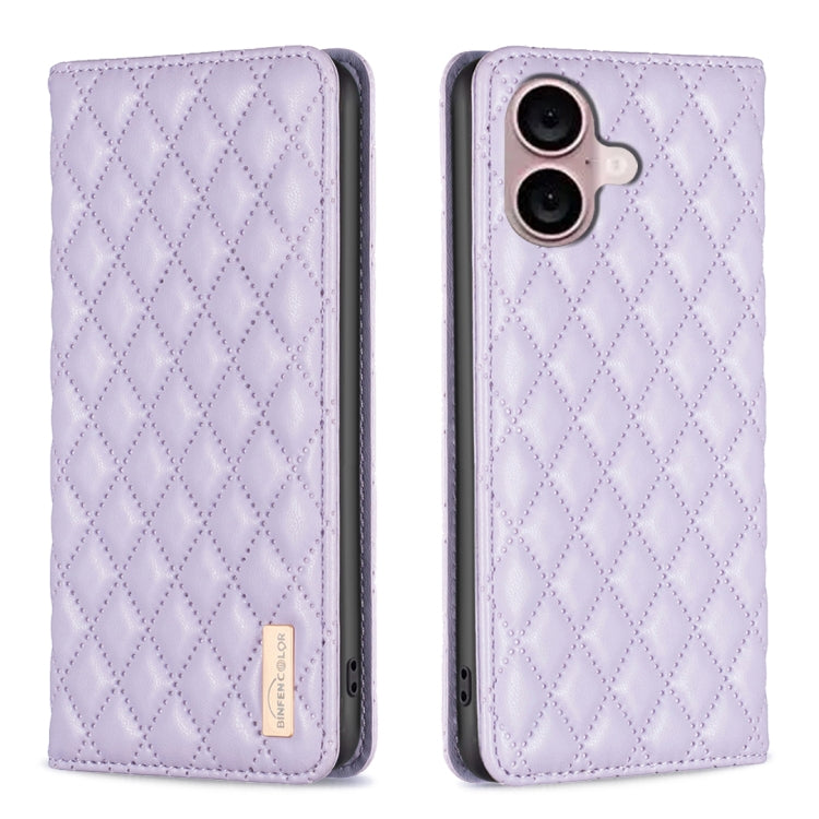 เคสโทรศัพท์หนังพลิกแม่เหล็ก Diamond Lattice, For iPhone 17 Pro Max, For iPhone 17 Pro, For iPhone 17, For iPhone Air, For iPhone 16 Pro Max, For iPhone 16 Pro, For iPhone 16 Plus, For iPhone 16