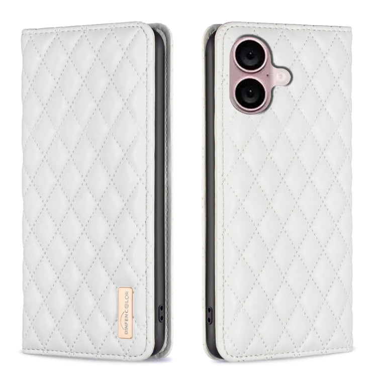เคสโทรศัพท์หนังพลิกแม่เหล็ก Diamond Lattice, For iPhone 17 Pro Max, For iPhone 17 Pro, For iPhone 17, For iPhone Air, For iPhone 16 Pro Max, For iPhone 16 Pro, For iPhone 16 Plus, For iPhone 16
