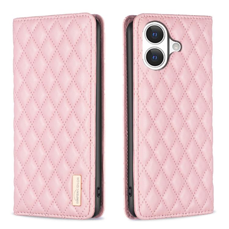 เคสโทรศัพท์หนังพลิกแม่เหล็ก Diamond Lattice, For iPhone 17 Pro Max, For iPhone 17 Pro, For iPhone 17, For iPhone Air, For iPhone 16 Pro Max, For iPhone 16 Pro, For iPhone 16 Plus, For iPhone 16