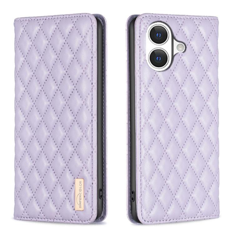 เคสโทรศัพท์หนังพลิกแม่เหล็ก Diamond Lattice, For iPhone 17 Pro Max, For iPhone 17 Pro, For iPhone 17, For iPhone Air, For iPhone 16 Pro Max, For iPhone 16 Pro, For iPhone 16 Plus, For iPhone 16