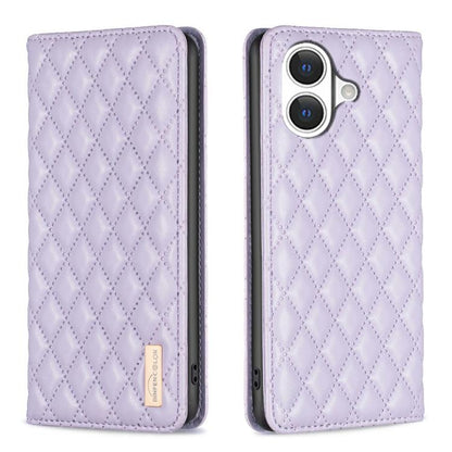 เคสโทรศัพท์หนังพลิกแม่เหล็ก Diamond Lattice, For iPhone 17 Pro Max, For iPhone 17 Pro, For iPhone 17, For iPhone Air, For iPhone 16 Pro Max, For iPhone 16 Pro, For iPhone 16 Plus, For iPhone 16