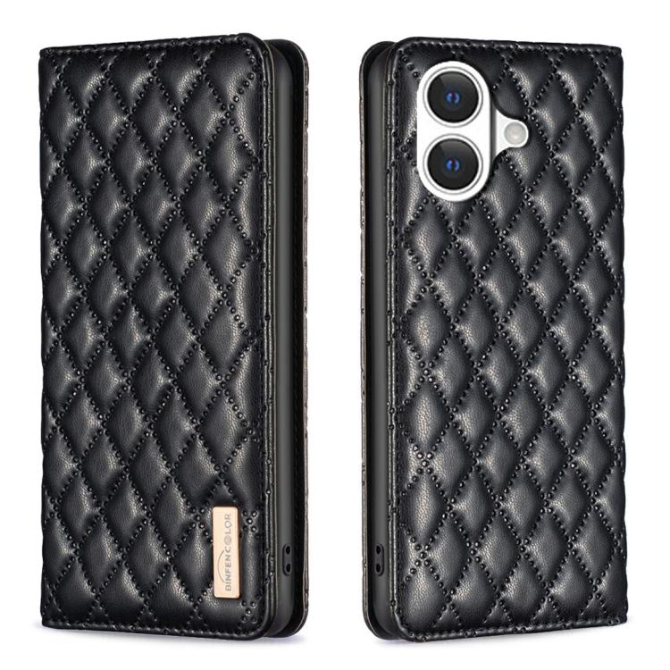 เคสโทรศัพท์หนังพลิกแม่เหล็ก Diamond Lattice, For iPhone 17 Pro Max, For iPhone 17 Pro, For iPhone 17, For iPhone Air, For iPhone 16 Pro Max, For iPhone 16 Pro, For iPhone 16 Plus, For iPhone 16