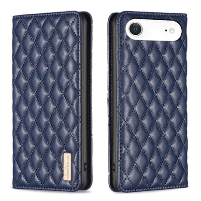 เคสโทรศัพท์หนังพลิกแม่เหล็ก Diamond Lattice, For iPhone 17 Pro Max, For iPhone 17 Pro, For iPhone 17, For iPhone Air, For iPhone 16 Pro Max, For iPhone 16 Pro, For iPhone 16 Plus, For iPhone 16