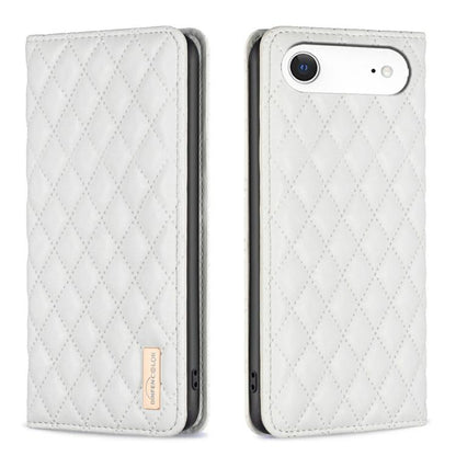เคสโทรศัพท์หนังพลิกแม่เหล็ก Diamond Lattice, For iPhone 17 Pro Max, For iPhone 17 Pro, For iPhone 17, For iPhone Air, For iPhone 16 Pro Max, For iPhone 16 Pro, For iPhone 16 Plus, For iPhone 16