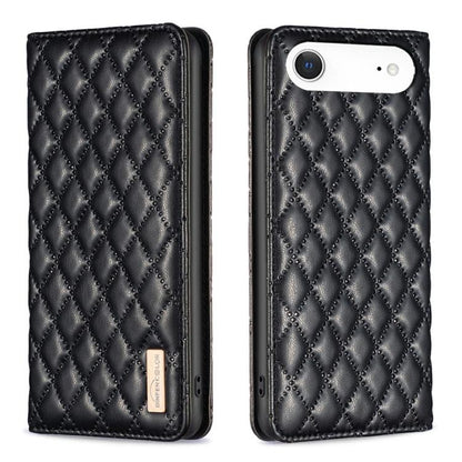 เคสโทรศัพท์หนังพลิกแม่เหล็ก Diamond Lattice, For iPhone 17 Pro Max, For iPhone 17 Pro, For iPhone 17, For iPhone Air, For iPhone 16 Pro Max, For iPhone 16 Pro, For iPhone 16 Plus, For iPhone 16