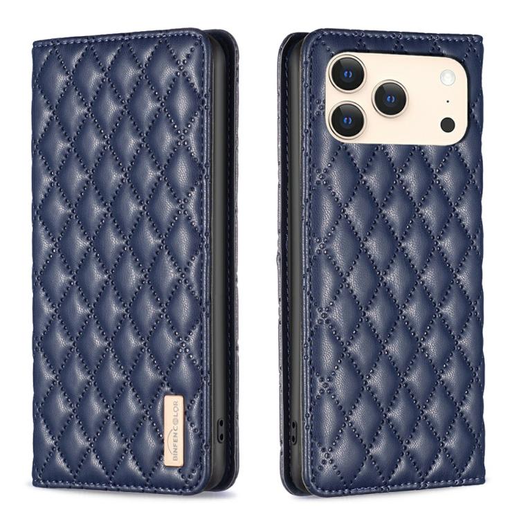 เคสโทรศัพท์หนังพลิกแม่เหล็ก Diamond Lattice, For iPhone 17 Pro Max, For iPhone 17 Pro, For iPhone 17, For iPhone Air, For iPhone 16 Pro Max, For iPhone 16 Pro, For iPhone 16 Plus, For iPhone 16