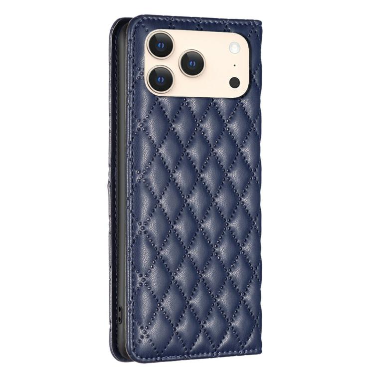เคสโทรศัพท์หนังพลิกแม่เหล็ก Diamond Lattice, For iPhone 17 Pro Max, For iPhone 17 Pro, For iPhone 17, For iPhone Air, For iPhone 16 Pro Max, For iPhone 16 Pro, For iPhone 16 Plus, For iPhone 16