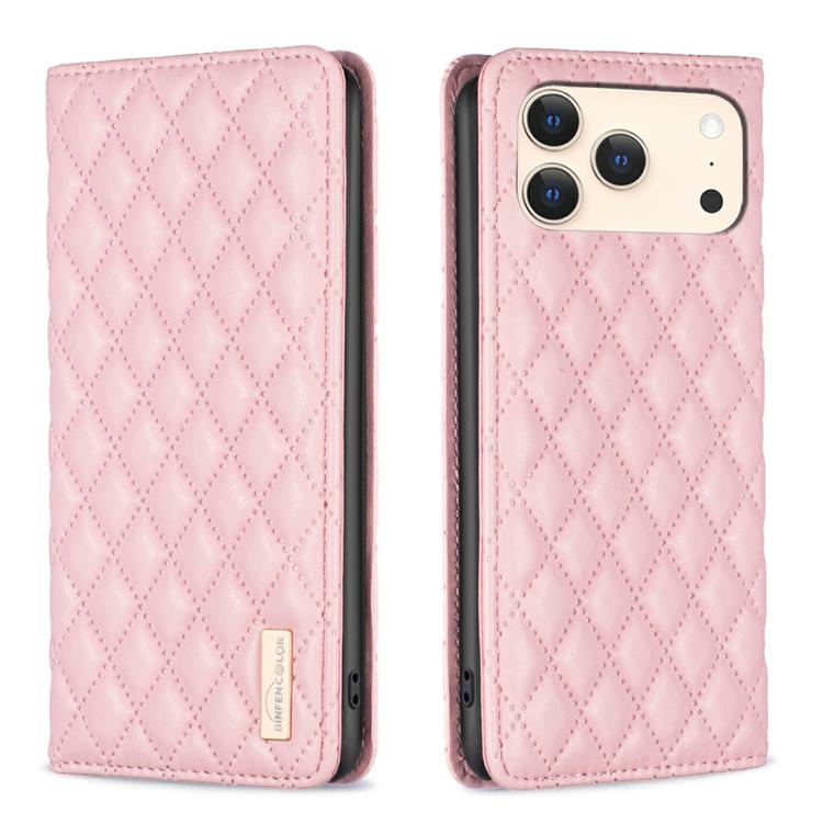เคสโทรศัพท์หนังพลิกแม่เหล็ก Diamond Lattice, For iPhone 17 Pro Max, For iPhone 17 Pro, For iPhone 17, For iPhone Air, For iPhone 16 Pro Max, For iPhone 16 Pro, For iPhone 16 Plus, For iPhone 16