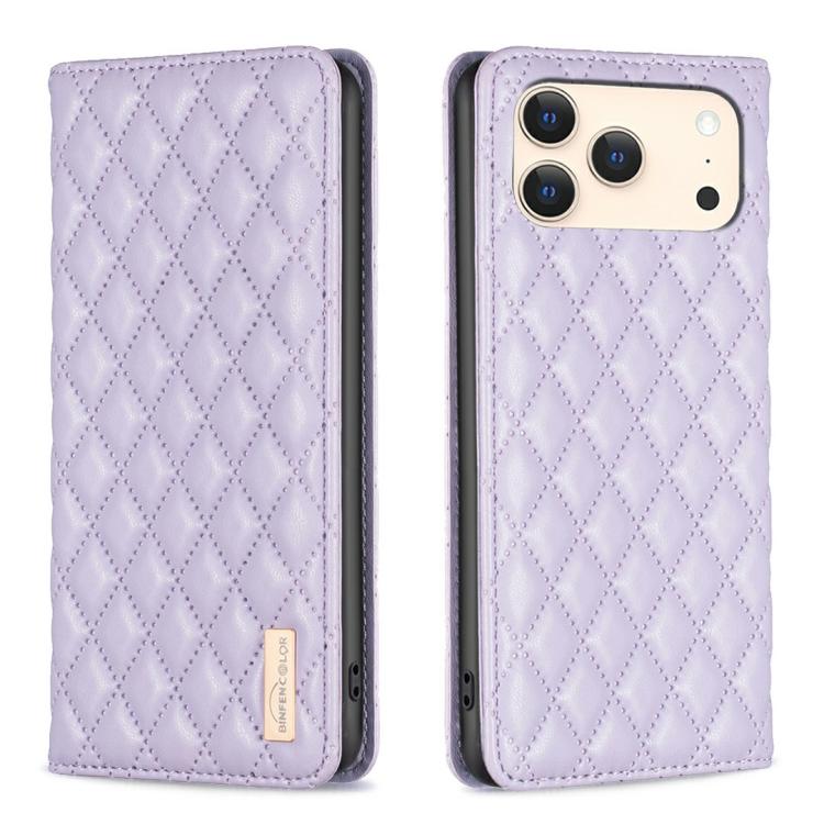 เคสโทรศัพท์หนังพลิกแม่เหล็ก Diamond Lattice, For iPhone 17 Pro Max, For iPhone 17 Pro, For iPhone 17, For iPhone Air, For iPhone 16 Pro Max, For iPhone 16 Pro, For iPhone 16 Plus, For iPhone 16