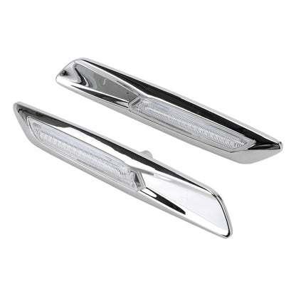 2 PCS Car Fender Light LED Leaf Board Side DC12V / 1.7W สำหรับ BMW, แสงสีเหลือง, A, C, D, F