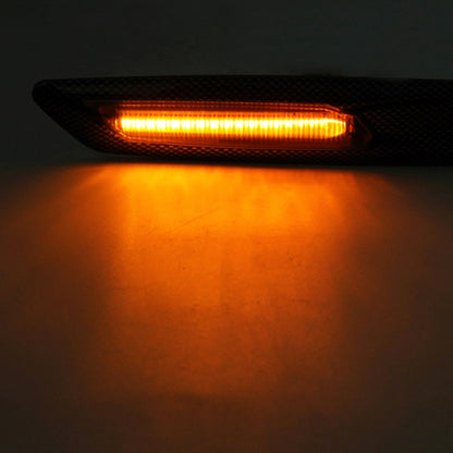 2 PCS Car Fender Light LED Leaf Board Side DC12V / 1.7W สำหรับ BMW, แสงสีเหลือง, A, C, D, F
