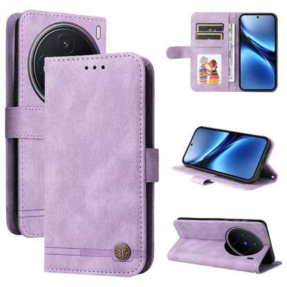 เคสโทรศัพท์หนังปุ่มโลหะ Skin Feel Life Tree, For vivo S20 Pro, For vivo Y19s, For vivo X200, For vivo X200 Pro mini, For vivo X200 Pro, For vivo V40 Lite 4G / 5G IDN, For vivo Y300 Pro, For vivo Y28 4G Global, For vivo Y38 5G / T3x 5G Global