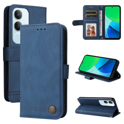 เคสโทรศัพท์หนังปุ่มโลหะ Skin Feel Life Tree, For vivo S20 Pro, For vivo Y19s, For vivo X200, For vivo X200 Pro mini, For vivo X200 Pro, For vivo V40 Lite 4G / 5G IDN, For vivo Y300 Pro, For vivo Y28 4G Global, For vivo Y38 5G / T3x 5G Global
