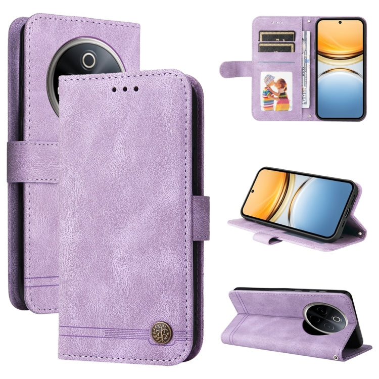 เคสโทรศัพท์หนังปุ่มโลหะ Skin Feel Life Tree, For vivo Y19s, For vivo X200, For vivo X200 Pro mini, For vivo X200 Pro, For vivo V40 Lite 4G / 5G IDN, For vivo Y300 Pro, For vivo Y28 4G Global, For vivo Y38 5G / T3x 5G Global                             ...